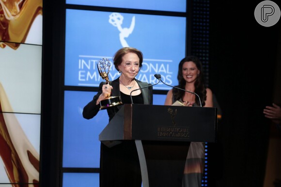 Fernanda Montenegro venceu o Emmy de melhor atriz na noite desta segunda-feira (25 de novembro de 2013)