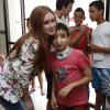 Marina Ruy Barbosa, atriz de 'Amor à Vida', esteve na Tijuca, Zona Oeste do Rio de Janeiro, nesta terça-feira, 26 de novembro de 2013, em um evento em prol de crianças com câncer na Casa Ronald McDonald