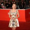 Scarlett Johansson ganhou o prêmio de Melhor Atriz pelo filme 'Ela' no Rome Film Festival, em novembro