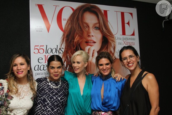 Mariana Ximenes vai à lançamento da última edição do ano da revista 'Vogue', no Recife; edição trará a modelo Gisele Bündchen na capa