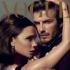 O casal David Beckham e Victoria estampa a capa da edição especial de Natal da 'Vogue Paris' em dezembro