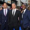 Os atores Paul Walker, Vin Diesel e Tyrese Gibson na estreia do sexto filme da série 'Velozes e Furiosos'