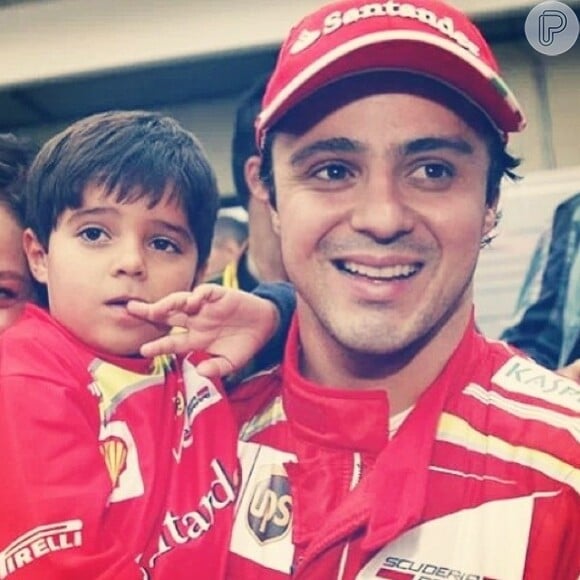Felipinho Massa, filho do piloto Felipe Massa, comemorou aniversário nesta segunda-feira, 2 de dezembro de 2013
