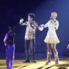 No palco, Xuxa recebeu a participação de Daniel