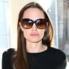 Angelina Jolie é proibida de piolar seu avião particular por não registrar a aeronave, em 11 de dezembro de 2013