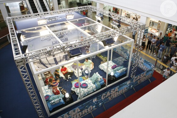 A casa de vidro do 'Big Brother Brasil' ficava localizada em um shopping do Rio