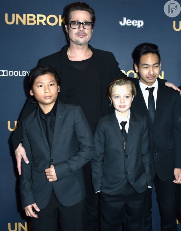 Brad Pitt deseja ter a guarda compartilhada dos filhos com Angelina Jolie, mas a atriz se recusa a dividi-la com o ex-marido