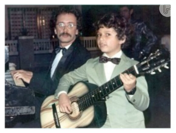 Selton Mello ainda pequeninho em seu segundo trabalho na TV, na série infantil 'Braço de Ferro', que foi ao ar em 1983 pela TV Bandeirantes
