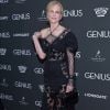 Nicole Kidman apostou em vestido da marca Rodarte, com transparências e bordados, na pré-estreia do filme 'Genius', em Nova York