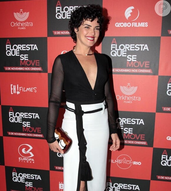 Ana Paula Arósio esteve em São Paulo para o lançamento do filme 'A Floresta que se move' em outubro de 2015