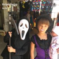 Ticiane Pinheiro mostra filha, Rafaella Justus, em festa de Halloween:'Bruxinha'