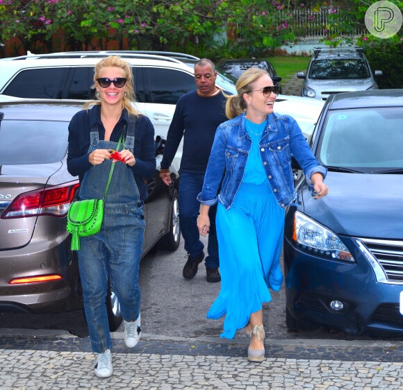 Carolina Dieckmann e Angélica participaram do segundo turno das eleições no Rio de Janeiro neste domingo, 30 de outubro de 2016