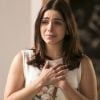 Shirlei (Sabrina Petraglia) chora com medo de voltar para a cadeia, na novela 'Haja Coração