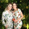 Bruna Marquezine e Giovanna Ewbank usaram looks estampados no lançamento