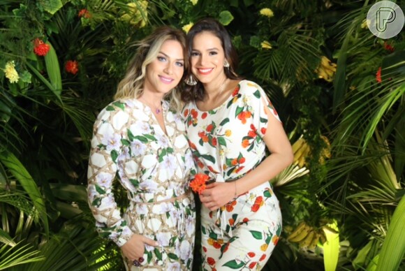 Bruna Marquezine e Giovanna Ewbank usaram looks estampados no lançamento