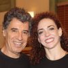 Paulo Betti e Laila Garin se reúnem com elenco de 'Rock Story'