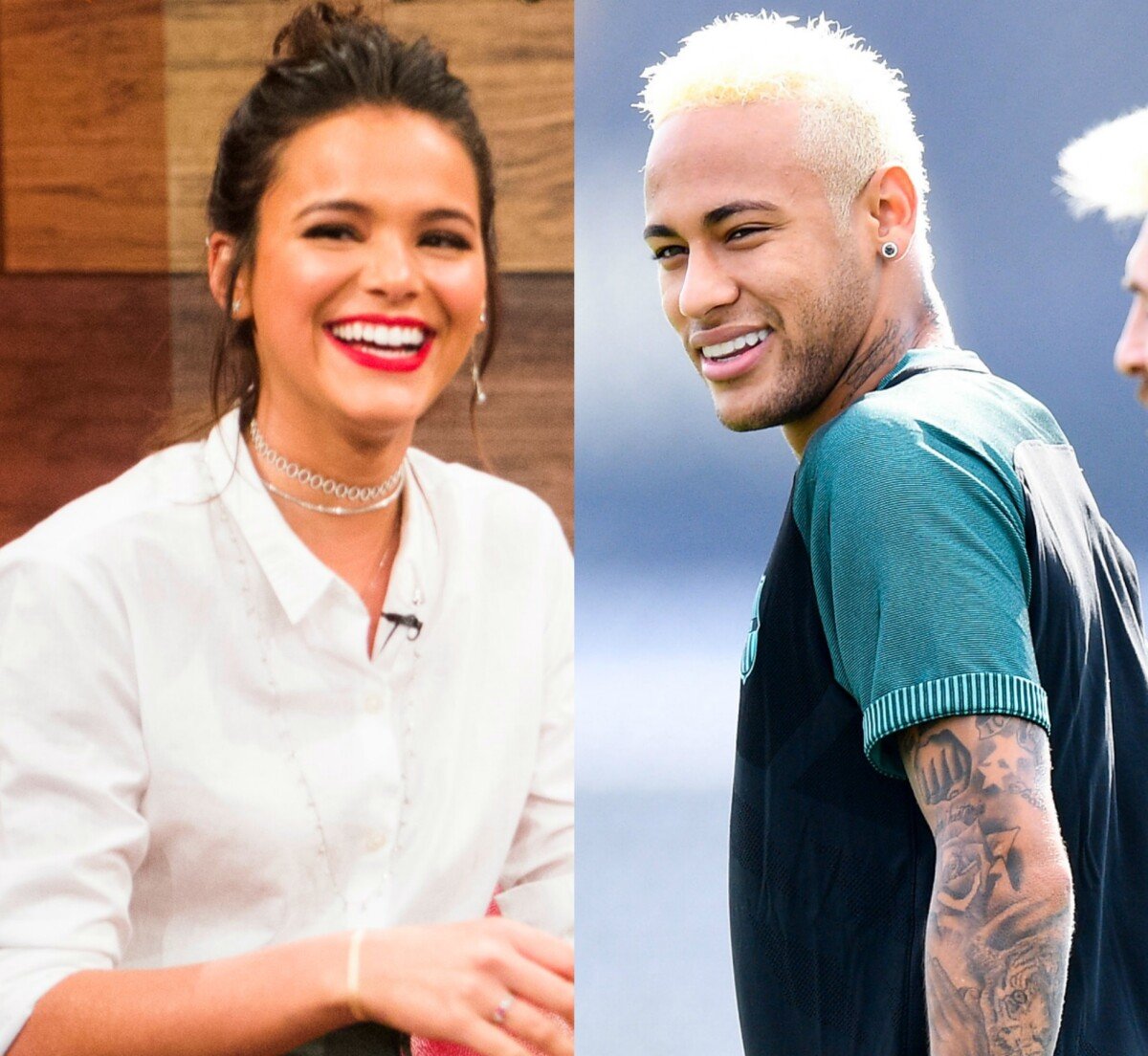 Foto: Bruna Marquezine e Neymar se reaproximaram durante a festa junina  promovida por Luciano Huck. O jogador por meio de amigos convidou a  ex-namorada para passar com ele a virada do ano