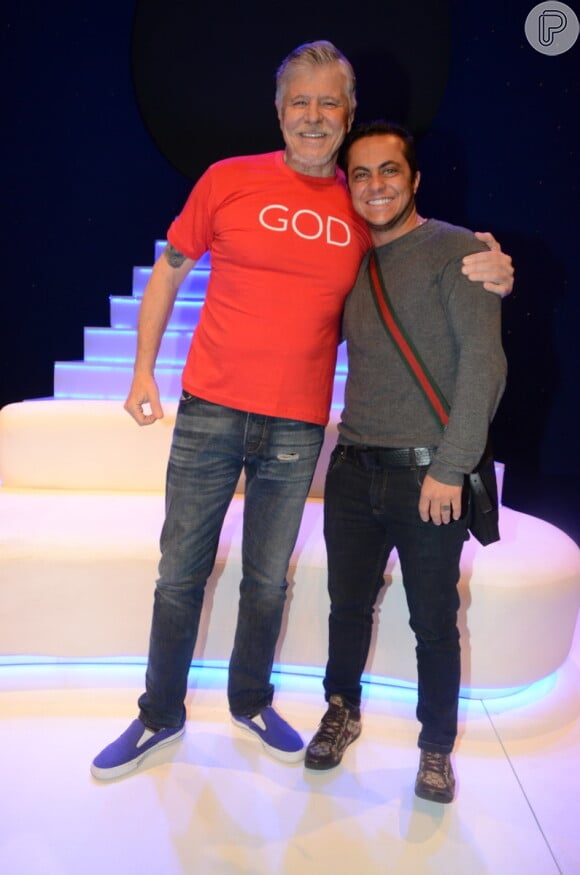 Thammy Miranda prestigia Miguel Falabella na peça 'God', no teatro Procópio Ferreira, em São Paulo, neste sábado, 19 de novembro de 2016