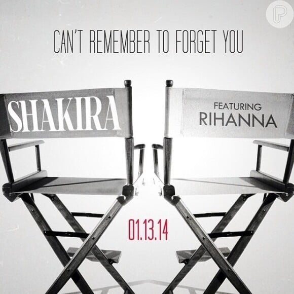 Shakira e Rihanna divulgaram o nome da música no Instagram