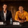 Rodrigo Santoro divulga filme 'Focus' com Will Smith; atores contracenam em longa filmado na Argentina