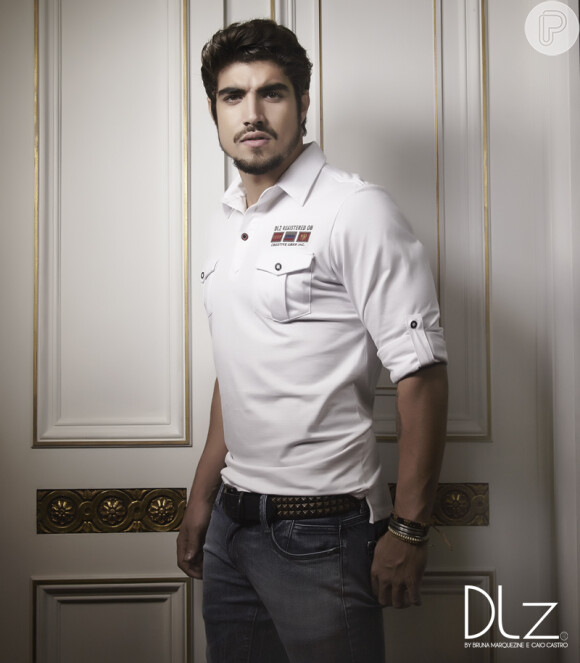 Caio Castro protagoniza campanha para a marca de jeans DLZ