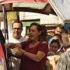 Márcia ganha a vida vendendo hot dogs pelas ruas de São Paulo
