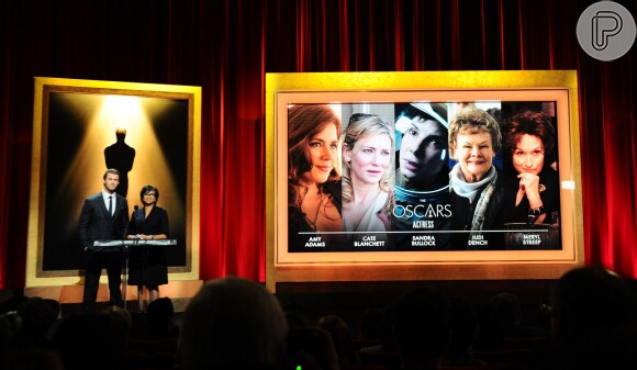 Lista de indicados ao Oscar 2014, anunciada nesta quinta-feira, 16 de janeiro de 2014