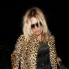 Kate Moss deixa restaurante onde comemorou aniversário visivelmente embriagada, em 17 de janeiro de 2014
