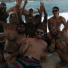Neymar curte festa com amigos em barco em Angra dos Reis, no Rio de Janeiro