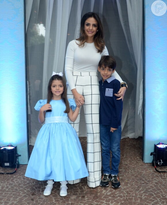 Kaká e Carol Celico são pais dos pequenos Luca, de 8 anos, e Isabella, de 5