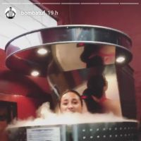 Demi Lovato brinca com Guilherme Bomba em sessão de crioterapia: 'Frio'. Vídeo!