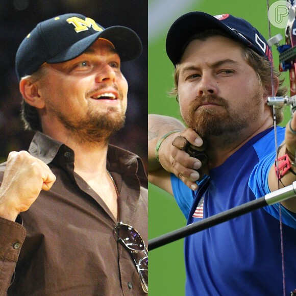 Leonardo DiCaprio também é comparado ao atleta de tiro com arco Brady Elisson
