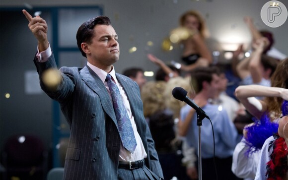 Leonardo Di Caprio vive um bilionário excêntrico no longa 'O Lobo de Wall Street'