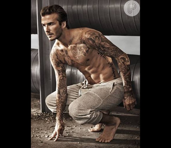 David Beckham exibe seu corpo em forma em campanha de sua linha de roupas íntimas