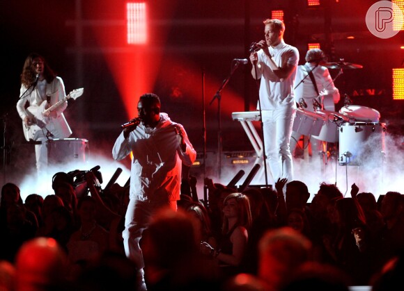 Kendrick Lamar se apresenta com Imagine Dragons no Grammy Awards 2014