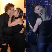 Fábio Jr. enche a mulher de beijos após dar selinho em fã durante show. Fotos!