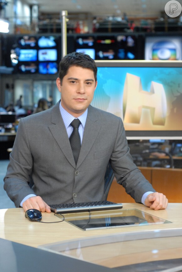 Evaristo Costa é apresentador do 'Jornal Hoje'