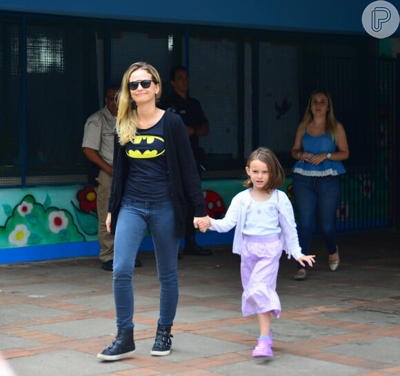Fernanda Rodrigues também é mãe de Luisa, de 6 anos
