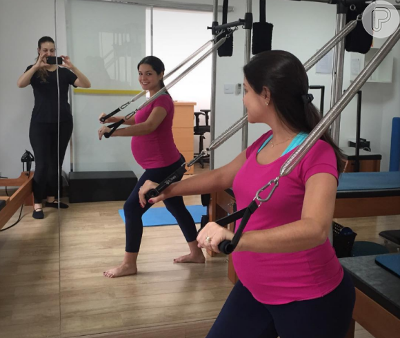 Thais Fersoza cuidou da boa forma durante a gravidez: 'Fiz pilates até os nove meses de gestação'