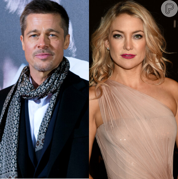 Separado de Angelina Jolie, Brad Pitt estaria namorando a atriz Kate Hudson