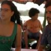Depois de fugirem juntos de Tapiré, William (Thiago Rodrigues) e Celina (Mariana Rios) se beijam, em 'Além do Horizonte', em 5 de fevereiro de 2014