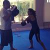 Giovanna Lancellotti compartilhou vídeo em sua conta no Instagram de sua primeira aula de muay thai