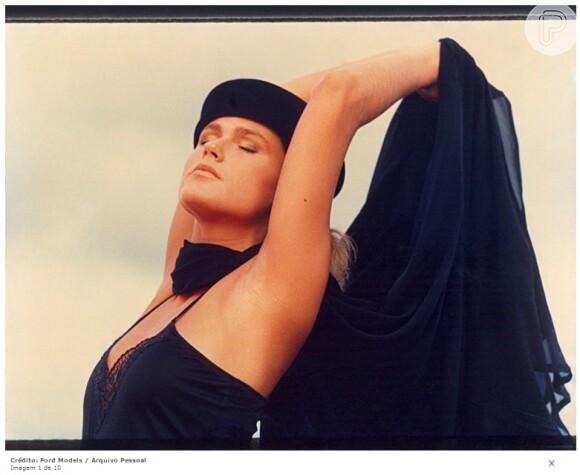 Xuxa foi modelo nos Estados Unidos e assinou contrato com a Ford Models