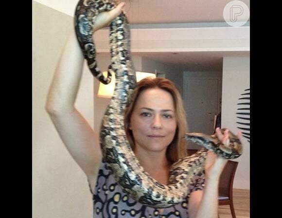 Vivianne Pasmanter chegou a declarar que teria que superar o medo de cobras para o trabalho na novela