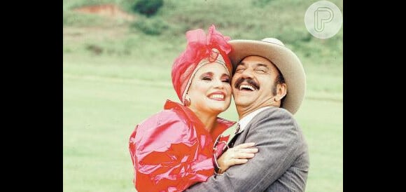 Regina Duarte e Lima Duarte fizeram par romântico em 'Roque Santeiro', em 1985
