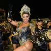 Tati Minerato é rainha de bateria da Gaviões da Fiel e mostrou samba no pé durante ensaio técnico da agremiação no Anhembi, em São Paulo, na noite deste sábado, 11 de fevereiro de 2017
