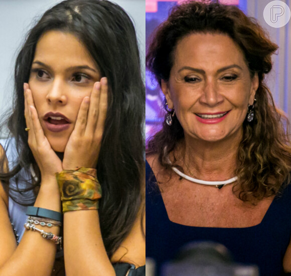 No 'Big Brother Brasil 17', Emilly se recusa a almoçar e fala mal da comida de Ieda