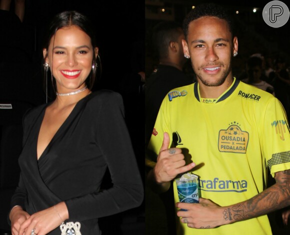 Bruna Marquezine e Neymar trocam declarações de amor na web