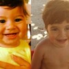 Os filhos de Juliana Paes com Carlos Eduardo Batista, Antonio, de 7 meses, e Pedro, de 3 anos, supreendem pela semelhança
