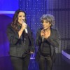 Ana Carolina e Samantha Schmütz se divertem em gravação do programa de humor 'Não tá fácil pra ninguém' do canal Multishow